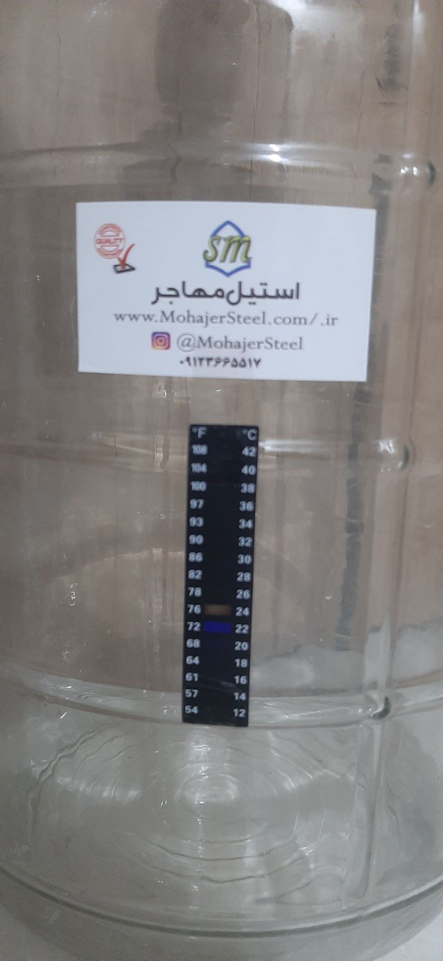 termo دماسنج برگه ای چسبان